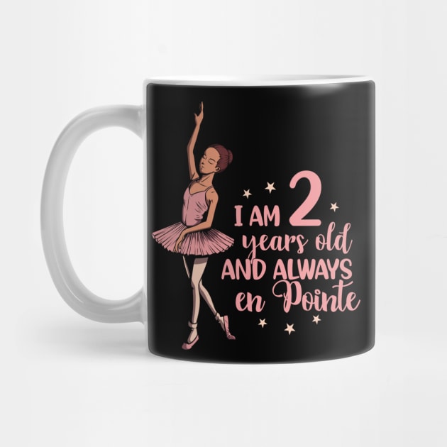 I am 2 years old and always en pointe - Ballerina by Modern Medieval Design